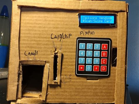 Arduino vending machine rfid